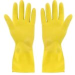 Rubber Hand Gloves (Yellow)